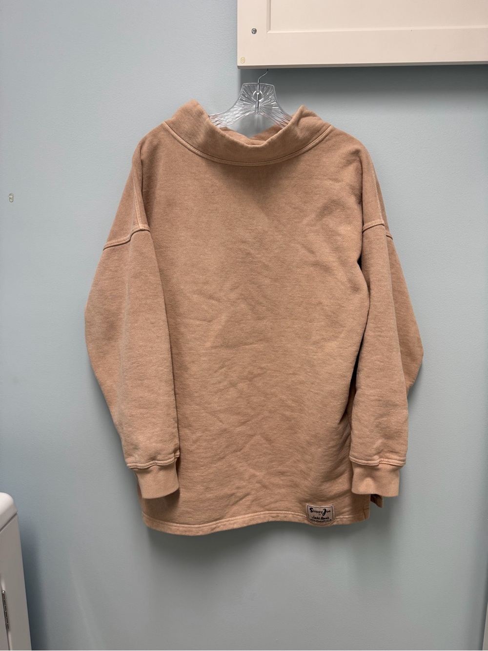 Sloppy Joe Mock Neck Sweater - Size 2